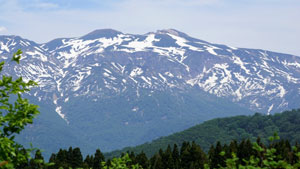 日本百名山　石川県、岐阜県　白山の風景写真画像
