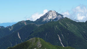日本百名山　長野県、山梨県　甲斐駒ヶ岳の風景写真画像