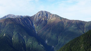 日本百名山　山梨県　北岳の風景写真画像