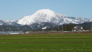 日本百名山　滋賀県　伊吹山の風景写真画像