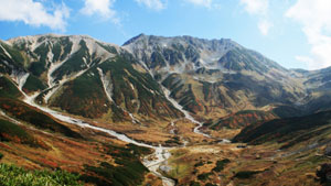日本百名山　富山県　立山の風景写真画像